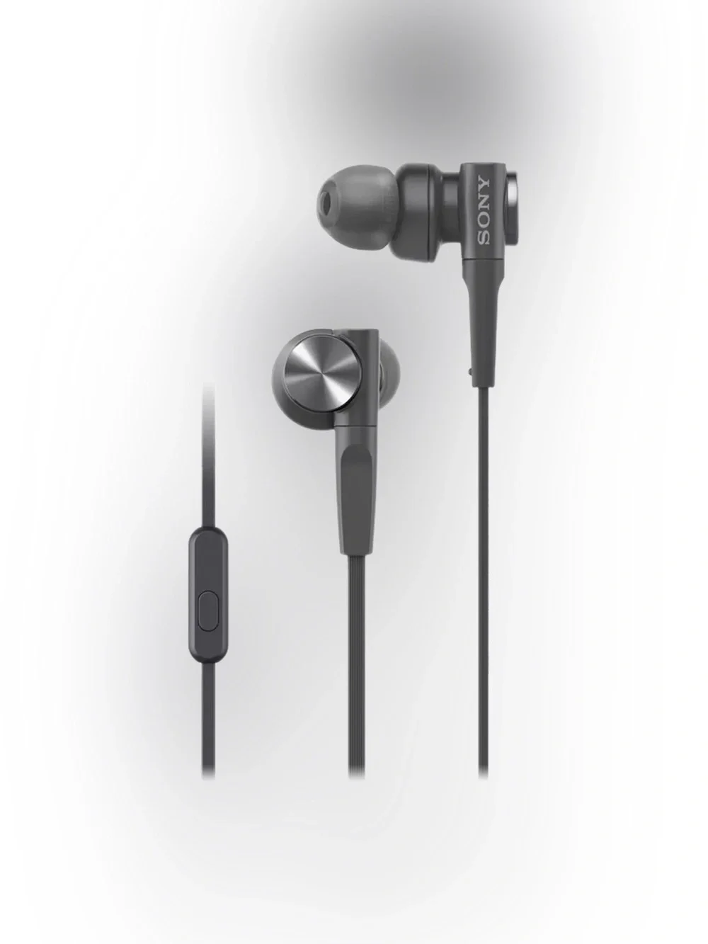 NEW Sony MDR-XB75AP Extra Bass In-Ear Headphones In Black